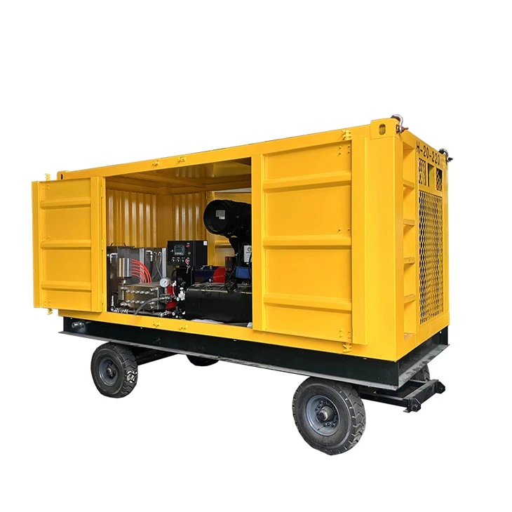 Sabbiatrice ad acqua per pulizia industriale 140Mpa 85Lpm